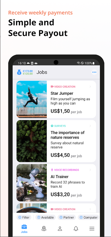 Clickworker app