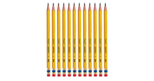 12 PCS T-PENCIL WOODEN PENCILS