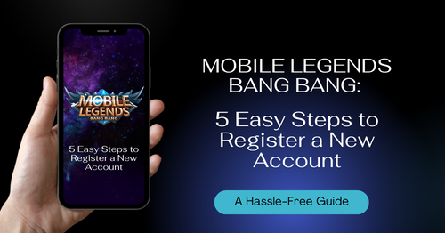 banner for registration mobile legends new account.